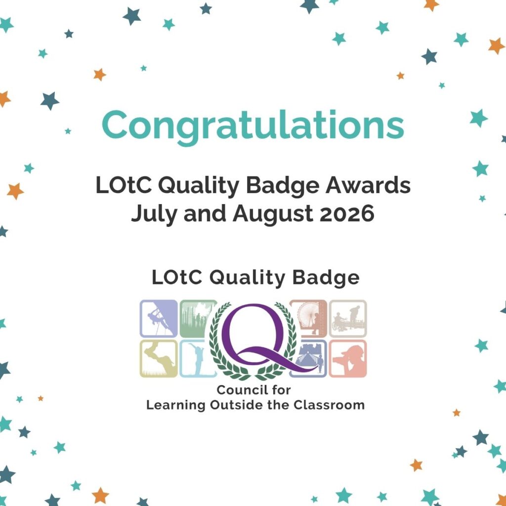 Congratulations image to those who have been awarded the LOtC Quality Badge in July and August 2026