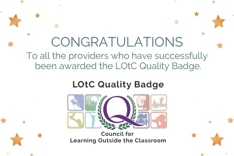 Congratulations to all the providers who have successfully been awarded the LOtC Quality Badge.