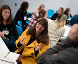Delegates at the 2024 conference taking part in a workshop.