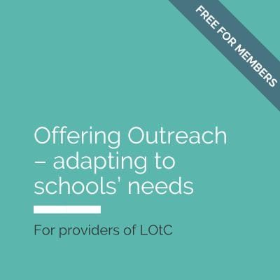 Offering Outreach - adapting to school's needs.